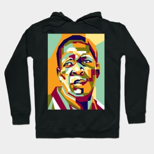 Abstract Geometric John Coltrane in WPAP Hoodie